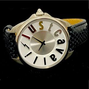 Just Cavalli Genuine Leather Authentic Watch